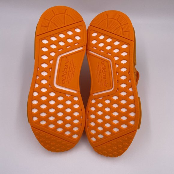 NWT adidas NMD R1 Orange Womens Shoes - Picture 6 of 8